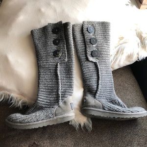 UGG Women's Classic Cardy Boots Grey